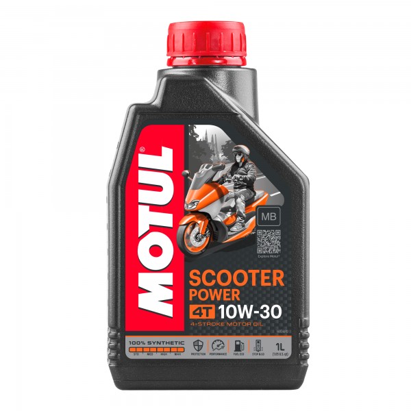 MOTUL Motul Synthetic Oil Scooter Power 10W30 4T MB 1 Litre
